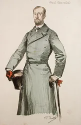 Porträt von Paul Deroulede (1846-1914) aus Revue Illustree, graviert von Boileau